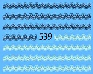 Водные наклейки для ногтей - №539, Raisin