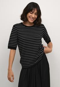 Принт на футболке KALIZZA STRIPED Kaffe, черный