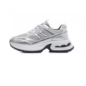 Низкие дышащие кроссовки Net Shoes на массивной подошве, женские, серебристые RENBEN, Silver