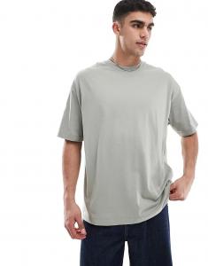 Футболка оверсайз ASOS DESIGN Essentials цвета хаки