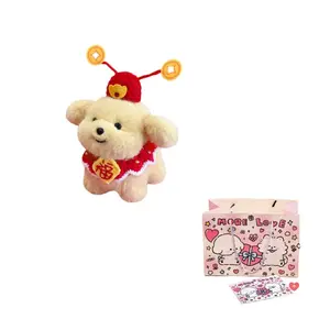 Плюшевая кукла Лаки Дресс Ап, универсальная и гордая голден ретривер, высота 20см/30см Fat Fat Dragon