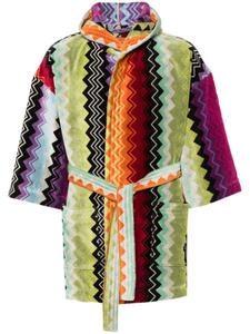 Халат с узором зигзаг Missoni Home, оранжевый