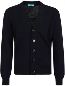 Кардиган с V-образным вырезом Drumohr, синий