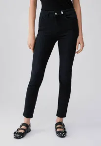 Джинсы с высокой посадкой, зауженный крой Liu Jo, Black