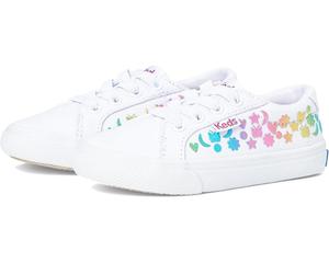 Кроссовки Keds Kids Jumpkick Elastic Stud Foil, цвет White/Rainbow