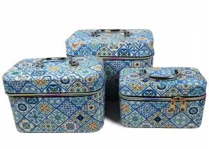 Midex, Косметический органайзер, набор с восточным узором, 3 шт.