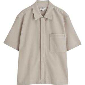 COS Мужская рубашка бежевого цвета Beige