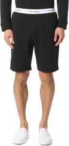 Мужские современные шорты Calvin Klein из эластичного хлопка для дома, Black