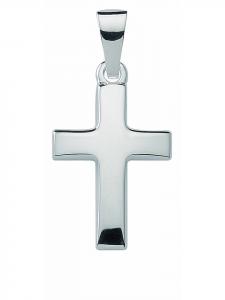Adeliás Подвеска в виде креста из серебра 925 пробы для женщин и мужчин