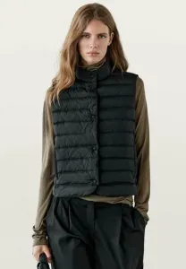 Стеганое пуховое пальто Massimo Dutti, Black