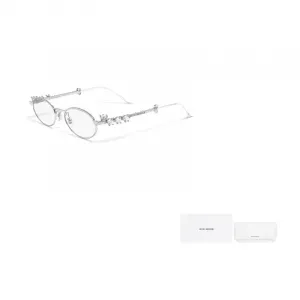 GENTLE MONSTER Овальные очки, Silver