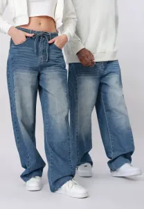 Свободные джинсы унисекс Yourturn, Dark Blue Denim