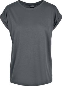 Футболка Urban Classics Ladies Extended Shoulder Tee, угольный