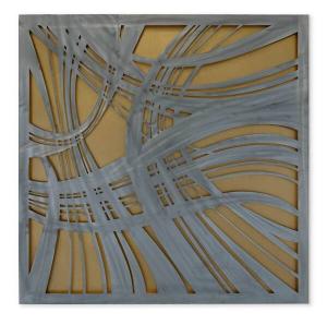 Металлическая картина KUNSTLOFT Modern & zeitgenössisch цвет gold/silber