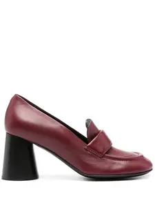 Лоферы на блочном каблуке Halmanera, красный