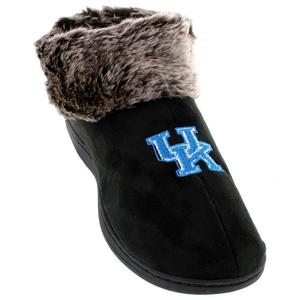 Женские тапочки из искусственного меха Kentucky Wildcats, цвет Ken Black