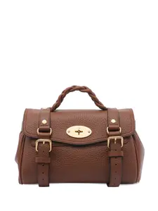 Кожаная сумка через плечо Mulberry, коричневый
