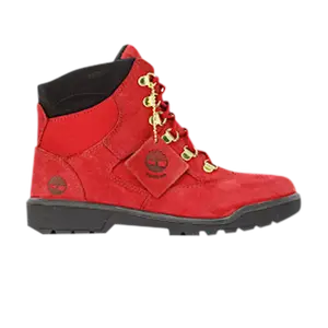 Ботинки подростковые Timberland 6 Inch Field, темно-красный / черный