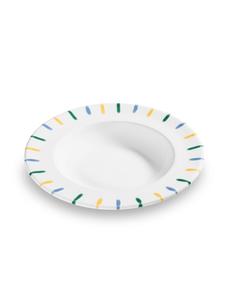 Разноцветная шоколадная кружка белого цвета Gmundner Keramik