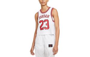 Баскетбольная майка женская белая Jordan