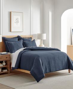 Комплект постельного белья Reede Textured, 2 предмета, размер Twin/Twin XL Levtex, Navy