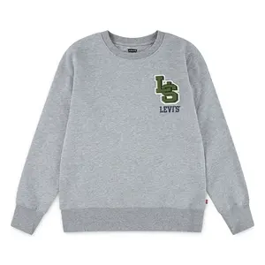 Толстовка Levi's Streamline Monogram Crewne, серый