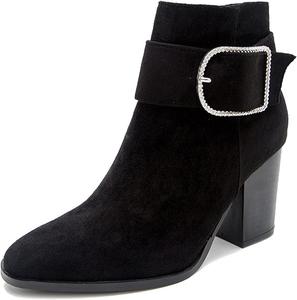 Женская мода Roimaash Осенние туфли на широком каблуке, 194 Black