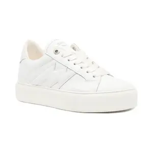 Кожаные спортивные туфли вспыхивают Zadig&Voltaire, белый