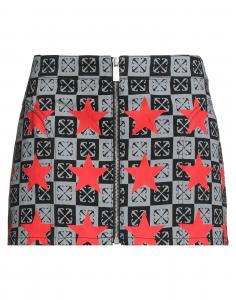 Джинсовая юбка Off, серый