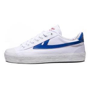 WARRIOR Абразивостойкие легкие нескользящие низкие кеды Unisex White Dark Blue
