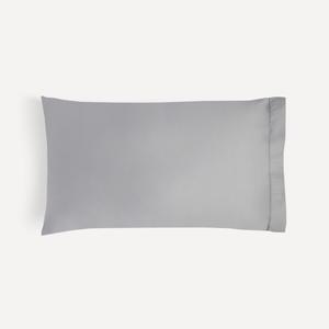Атласная хлопковая наволочка 300 ниток. El Corte Inglés, серый