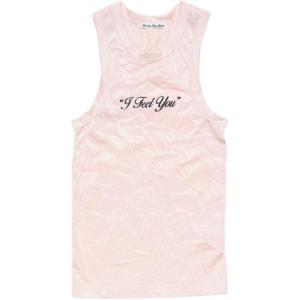 Футболка-майка SS26 Unisex Acne Studios, розовый