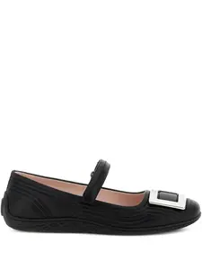 Балетки с пряжками Roger Vivier, черный