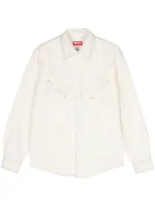 Рубашка Creations в стиле вестерн KENZO, нейтральный