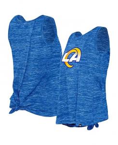 Женская майка-топ Royal Los Angeles Rams Space Dye с завязками сзади New Era