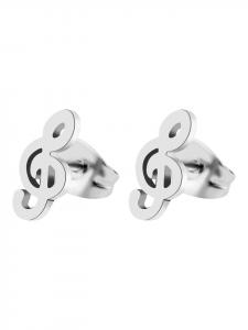 Adeliás Женские серьги - серьги-гвоздики в виде ключей из нержавеющей стали серебристого цвета