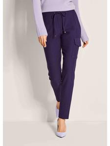 MADELEINE Трикотажные брюки-карго с завязками, лавандово-сиреневого цвета