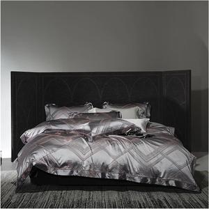 YUSIWOAL Комплект постельного белья из египетского хлопка с пэчворком и ажурным краем