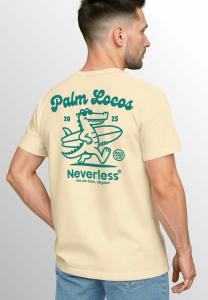 Футболка Neverless Print T-shirt, Natur/Beige