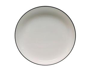 Десертная тарелка, черно-белая, 20,8 см, Осло Novel, черный/белый