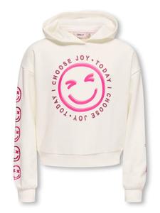 KIDS ONLY Худи KOGSMILE LIFE с длинными рукавами и капюшоном цвета тофу