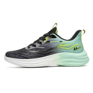 WARRIOR Легкие дышащие низкие повседневные кроссовки Rebound, мужские, черно-зеленые