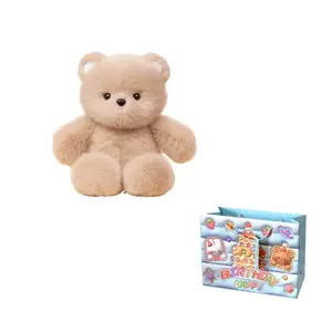 Плюшевая игрушка lambskin three flowers kitten, плюшевая кукла, высота 50см MORTEN SOLUM, Run Run Bear