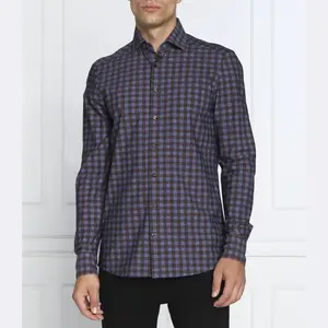 Рубашка узкого кроя Stenströms, коричневый