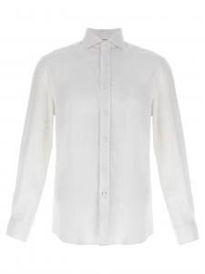 Льняная рубашка Brunello Cucinelli, белый