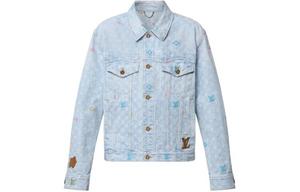 Мужская джинсовая куртка Louis Vuitton, голубой