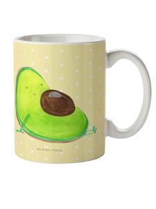 Детская кружка авокадо беременность без слов в пастельно-желтом цвете Mr. & Mrs. Panda