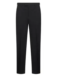 Брюки из смесовой шерсти PT Torino, черный