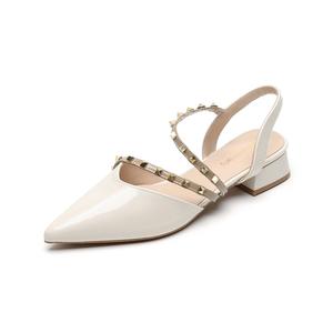 Повседневные однобортные туфли женские CAOT, Ecru