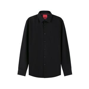 Мужская рубашка с длинным рукавом HUGO BOSS, черный